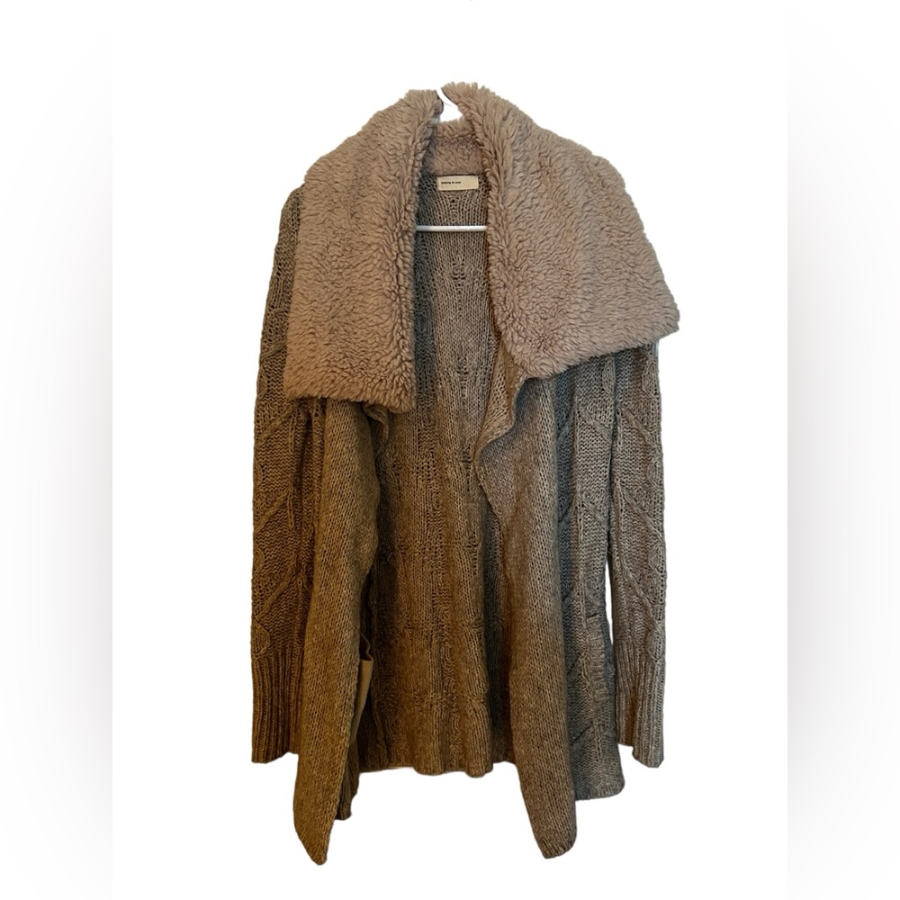 Anthropologie oversized cardigan sweater